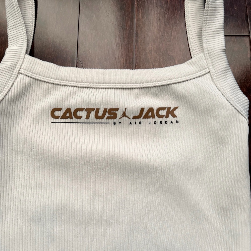 Jordan x Travis Scott Cactus Jack Women's Bodysuit Sail - Small - Picture 2 of 9